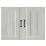 Kitchen Wall Cabinet Lucca Concrete Grey Engineered Wood 853831