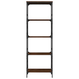 Bookcase 5-Tier Brown Oak 59x35x171 cm Engineered Wood 837626