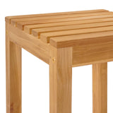 Outdoor Bar Set 5 pcs Untreated Solid Teak Wood 3422498
