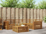 Outdoor Sofa Set 5 pcs Natural 3374774