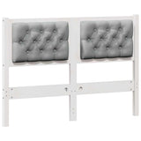 Headboard Other White and light grey 120 cm Solid pine wood 879023