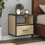 Wall-mounted Bedside Cabinets 2 pcs Sonoma Oak 40x31x39.5 cm 848737