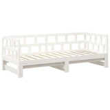 Pull-out Day Bed without Mattress White 2x cm 820223