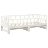Pull-out Day Bed without Mattress White 2x cm 820228