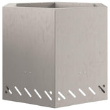 Smokeless Fire Pit Brown 58 x 58 x 51 cm Weathering Steel 858981
