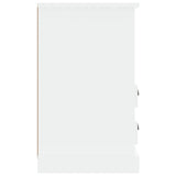 ZNTS Bedside Cabinet White 43x36x60 cm 816328