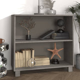 Sideboard HAMAR Light Grey 85x35x80 cm Solid Wood Pine 340503
