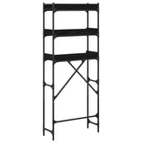 Washing Machine Shelf with Shelf Black 0ak 67 x 25 x 163 cm 883552