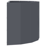 Planter Anthracite 60 x 30 x 35 cm Steel 883698
