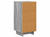 Drawer Cabinet Grey Sonoma 33 x 34.5 x 90 cm Engineered Wood 893931