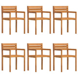 7 Piece Garden Dining Set Solid Wood Acacia 3334772