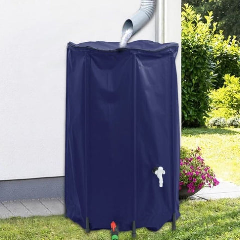 Water Tank with Tap Foldable 500 L PVC 155996