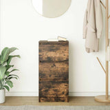 Sideboard Smoked Oak 37.5x35x76 cm Engineered Wood 861728