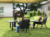 Set of 2 Folding Chair, Aluminium Frame Outdoor Camping Chairs with Breathable Mesh Back and Seat, T3398P314728