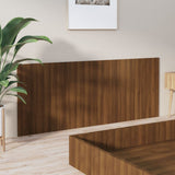 Bed Headboard Brown Oak 200x1.5x80 cm Engineered Wood 816978