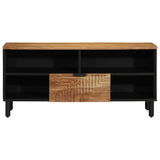 TV Cabinet with Drawer Brown 100 x 33 x 46 cm Solid Mango Wood 4017772