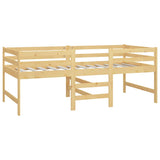 Bed Frame without Mattress 90x200 cm Solid Wood Pine 833095