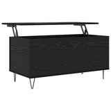 Coffee Table Black oak 90 x 44.5 x 45 cm Engineered wood 879617