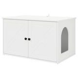 Cat House White 85 x 55 x 50.5 cm Engineered Wood 8000725