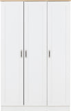 ZNTS Portland 3 Door Wardrobe 100-101-204