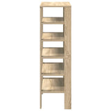 Shoe Rack Sonoma Oak 61x32x105 cm Engineered Wood 859862