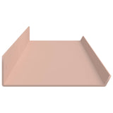 Floating Shelf Wall-mounted 4 pcs Pink 100 x 9 x 2.5 cm Steel 8003987