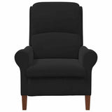 Armchair Black 76 x 94 x 102 cm Velvet 42009863