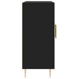 Sideboard Black 90x34x80 cm Engineered Wood 828093