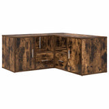 Corner Cabinet Smoked Oak 160x40x45 cm Engineered Wood 3307823
