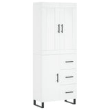 Highboard White 69.5x34x180 cm Engineered Wood 3199833