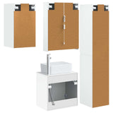 Bathroom Cabinet Set 5 pcs White 53 x 15.5 x 70 cm 3407327
