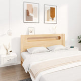 ZNTS Wall-mounted Bedside Cabinets 2 pcs High Gloss White 50x36x25cm 816845