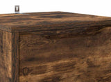 Bathroom Cabinet Smoked Oak 30.5 x 30 x 101 cm Engineered Wood 888742
