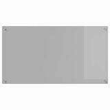 Kitchen Backsplash Light Grey 110 x 60 cm Tempered Glass 42001306
