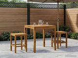 Garden Bar Table Natural 80 x 80.5 x 105 cm Solid Acacia Wood 901257