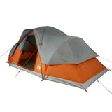 Family Tent Dome 9-Person Orange Waterproof 94565