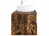 Bathroom Furniture Set 2 pcs Smoked Oak Engineered Wood 3404099