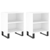 Bedside Cabinets 2 pcs White 40x30x50 cm Engineered Wood 826797