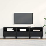TV Cabinet Black Oak 150 x 30 x 44.5 cm Engineered Wood 862880