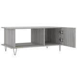 Coffee Table Grey Sonoma 90x50x40 cm Engineered Wood 829490