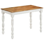Dining Table 110x60x76 cm Solid Wood Mango 337839
