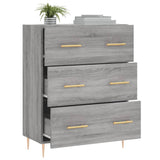 Sideboard Grey Sonoma 69.5x34x90 cm Engineered Wood 827842