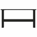 Coffee Table Legs Black 2 pcs 60x cm Steel 4013264