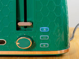 Kettle and Toaster Set, 1.7L 3000W Fast Boil Jug Kettle with Auto Shut Off, 4 Slice Toaster with 7 T3398P340965