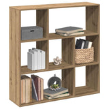 Room Divider Bookcase Artisan Oak 102x29x103.5 cm Engineered Wood 858056