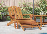 Garden Chair Natural wood Solid Acacia wood Standard Foldable 316831