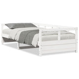 Daybed without Mattress White 80x200 cm Solid Wood Pine 854959