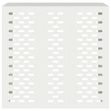 Air Conditioner Cover White 110 x 50 x 105 cm Steel 865912