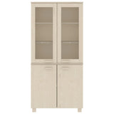 Highboard HAMAR Solid Wood Pine Honey Brown 3100926