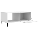 Coffee Table White 90 x 50 x 40 cm Engineered Wood 894955